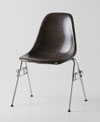 Eames Herman Miller DSS fibreglass shell chair brown Photograph 2017 Graham Mancha