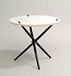 Tripod table designed by Hans Bellman. Knoll International. Photography 2008 Graham Mancha.