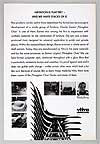 Vintage Eames Vitra fiberglass chair promotional poster Photograph 2013 Graham Mancha
